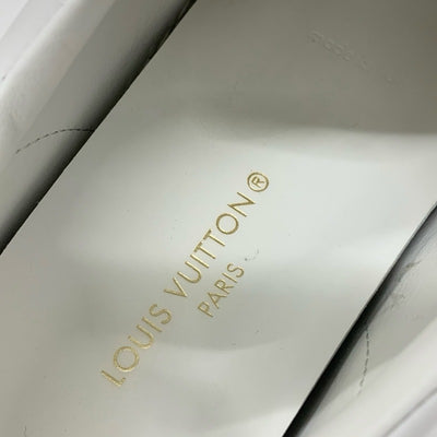 ルイヴィトン LOUIS VUITTON タイムアウトライン モノグラム スニーカー 靴 シューズ レザー ホワイト 白 モノグラム ロゴ