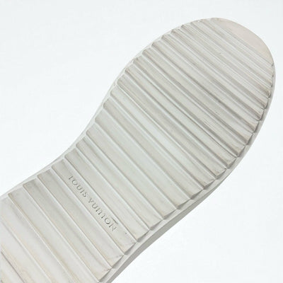 ルイヴィトン LOUIS VUITTON タイムアウトライン モノグラム スニーカー 靴 シューズ レザー ホワイト 白 モノグラム ロゴ