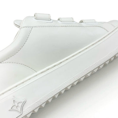 ルイヴィトン LOUIS VUITTON タイムアウトライン モノグラム スニーカー 靴 シューズ レザー ホワイト 白 モノグラム ロゴ