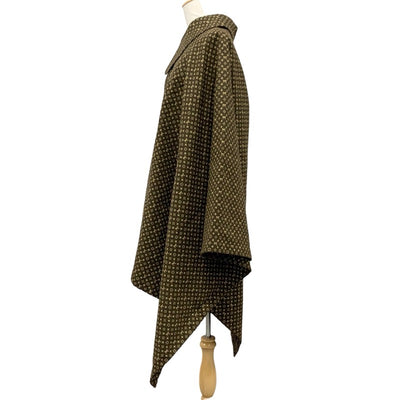 ルイヴィトン LOUIS VUITTON アウター コットン ブラウン ロゴ NIGO マイクロモノグラム ポンチョ ケープ メンズ