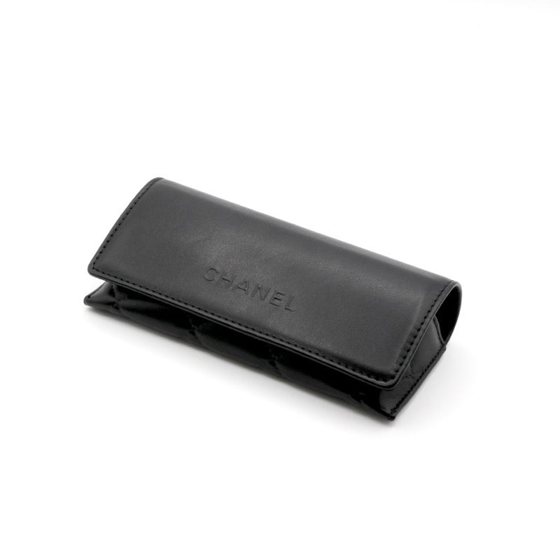 シャネル CHANEL メガネ ブラック ゴールド ココマーク スパンコール アイウェア ロゴ