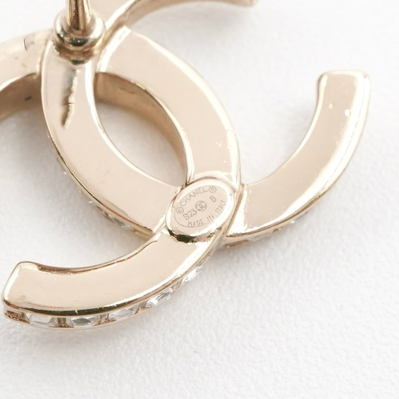 シャネル CHANEL ピアス イヤリング ゴールド ココマーク ラインストーン