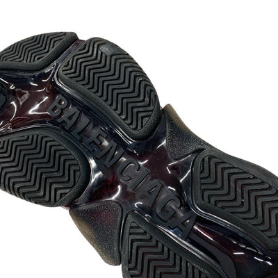 バレンシアガ BALENCIAGA トリプルS スニーカー 靴 シューズ メッシュ スエード レザー ブラック ピンク ロゴ ダブルフォーム