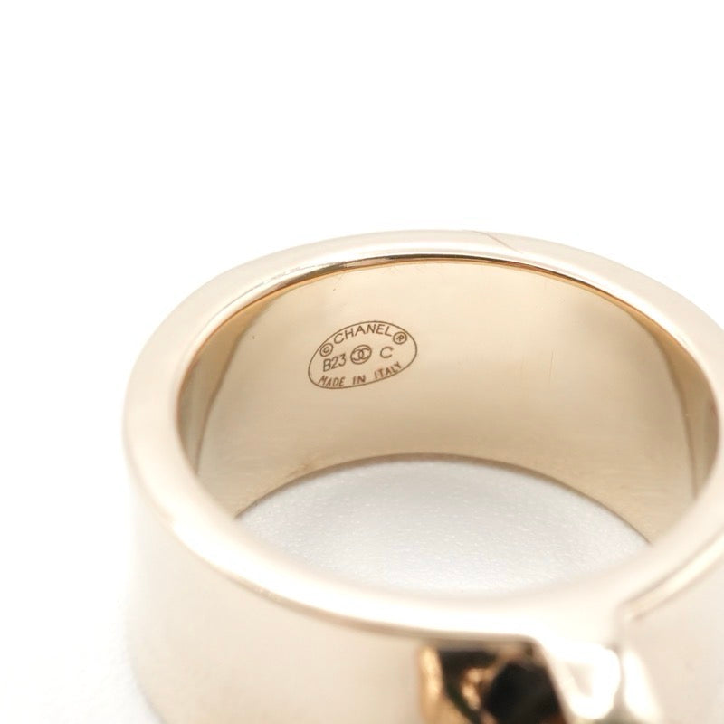 シャネル CHANEL リング 指輪 ゴールド ホワイト ブラック ココマーク マトラッセ バッグチャーム