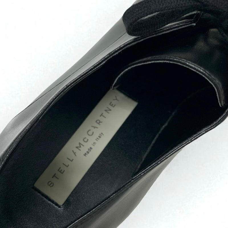 ステラマッカートニー STELLA McCARTNEY エリス スニーカー 靴 シューズ レザー ウッド ブラック ホワイト ブラウン 厚底シューズ プラットフォーム レースアップシューズ