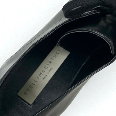 ステラマッカートニー STELLA McCARTNEY エリス スニーカー 靴 シューズ レザー ウッド ブラック ホワイト ブラウン 厚底シューズ プラットフォーム レースアップシューズ