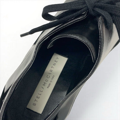 ステラマッカートニー STELLA McCARTNEY エリス スニーカー 靴 シューズ レザー ベロア ブラック 黒 スター 厚底 プラットフォーム レースアップシューズ