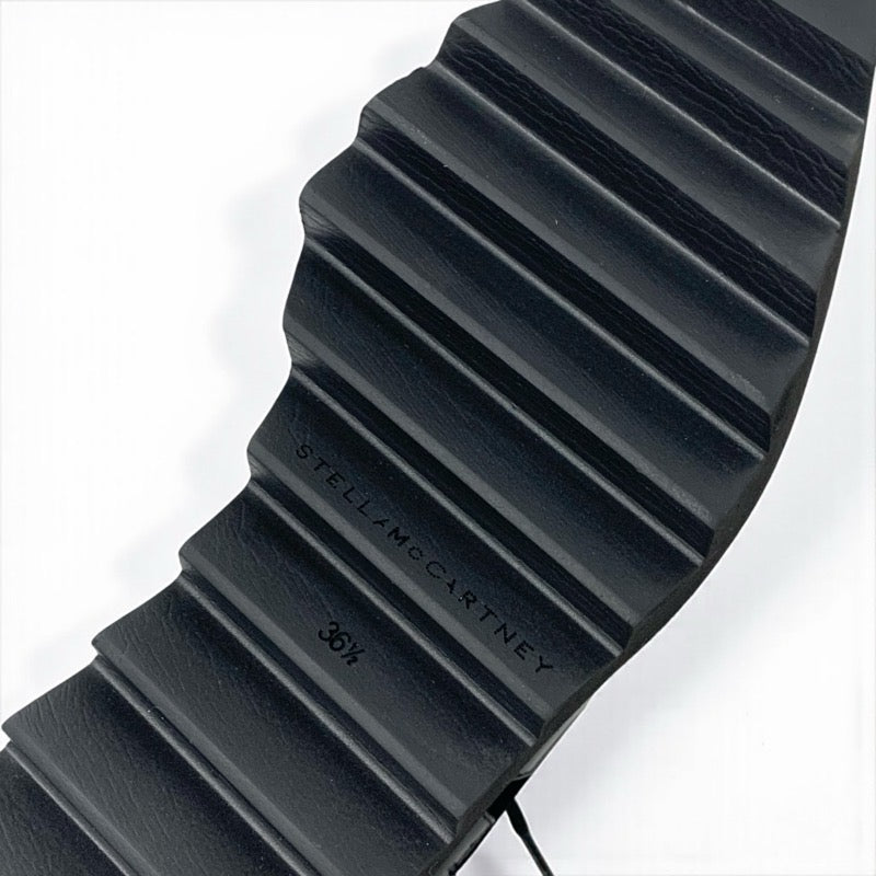 ステラマッカートニー STELLA McCARTNEY エリス スニーカー 靴 シューズ レザー ベロア ブラック 黒 スター 厚底 プラットフォーム レースアップシューズ