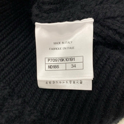 シャネル CHANEL トップス ウール ブラック ホワイト ココマーク ニット セーター