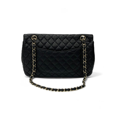 シャネル CHANEL バッグ ショルダーバッグ ブラック ゴールド ココマーク マトラッセ シングルフラップ ダブルチェーン ハート チャーム