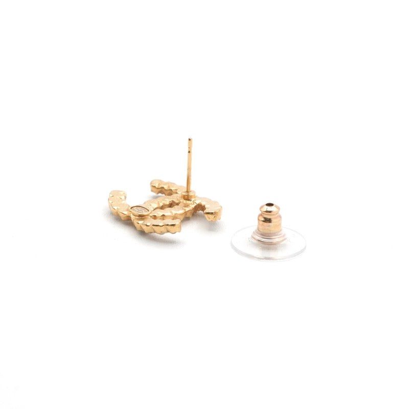 シャネル CHANEL ピアス イヤリング ゴールド ココマーク ラインストーン