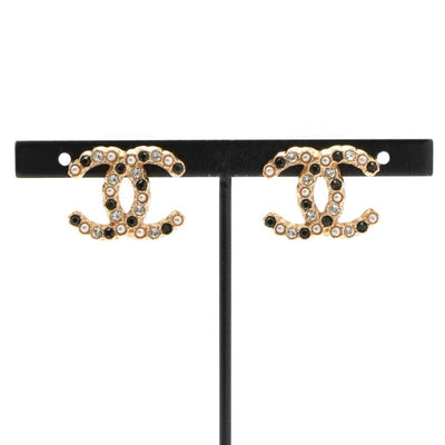 シャネル CHANEL ピアス イヤリング ゴールド ココマーク ラインストーン