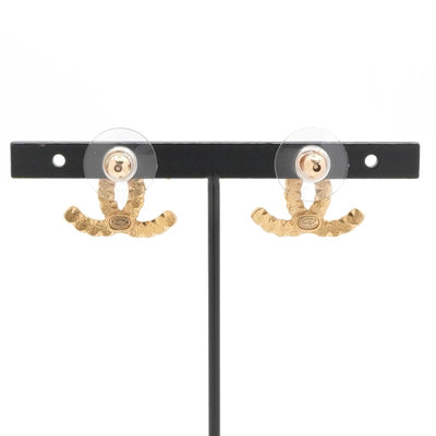 シャネル CHANEL ピアス イヤリング ゴールド ココマーク ラインストーン