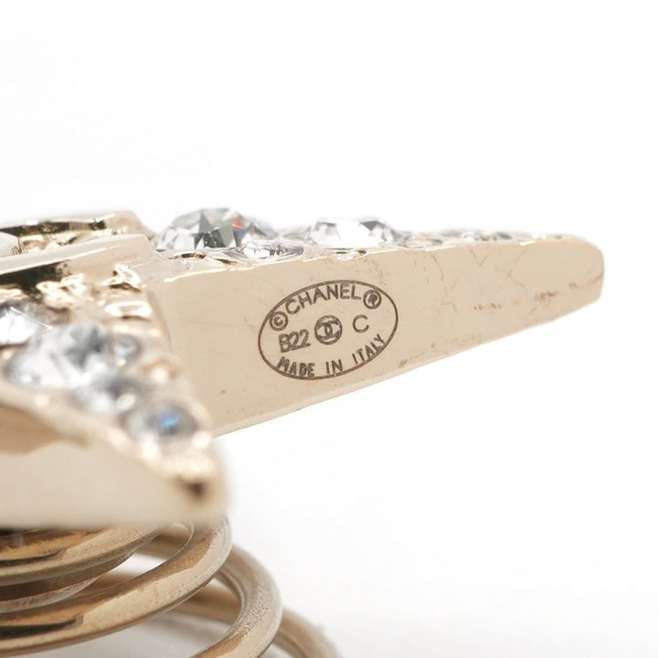 シャネル CHANEL ヘアアクセサリー ゴールド ココマーク スター ライン