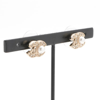 シャネル CHANEL ピアス イヤリング ゴールド ココマーク ラインストーン