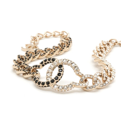 シャネル CHANEL ネックレス ペンダント チョーカー ゴールド ココマーク ラインストーン