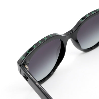 シャネル CHANEL サングラス ブラック グリーン ココマーク ロゴ アイウェア