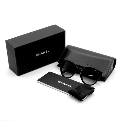 シャネル CHANEL サングラス ブラック グリーン ココマーク ロゴ アイウェア