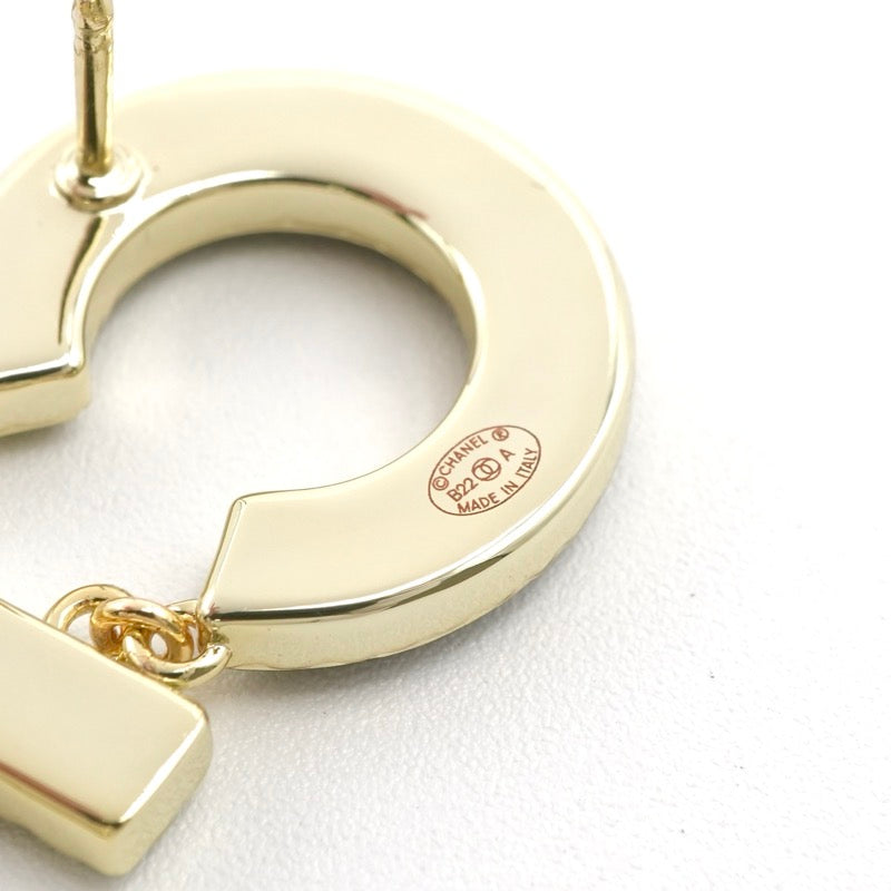 シャネル CHANEL ブローチ コサージュ ゴールド ブラック ピンブローチ ロゴ