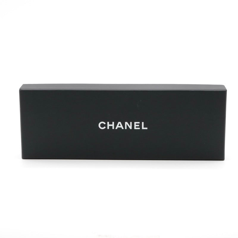 シャネル CHANEL ヘアアクセサリー ブラック アイボリー シルバー ココマーク リボン バレッタ