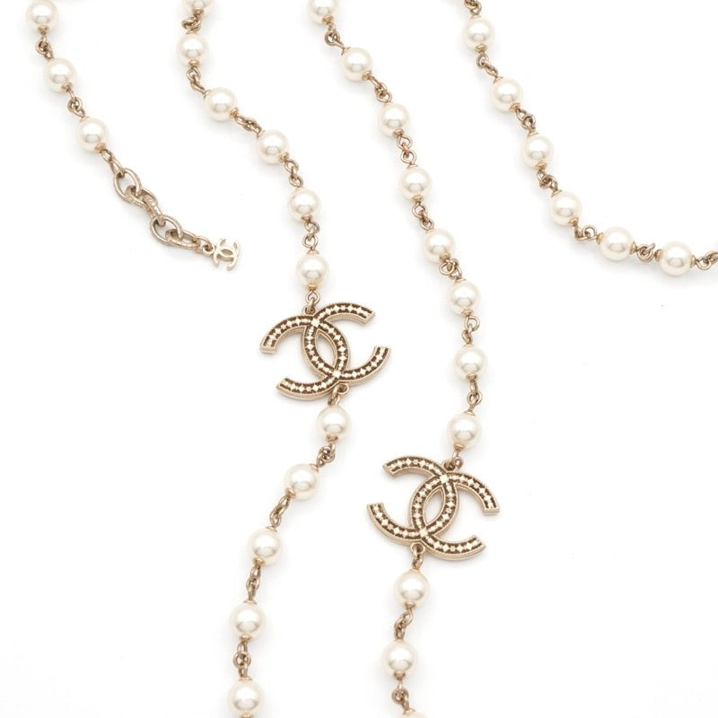 シャネル CHANEL ネックレス ペンダント チョーカー ゴールド ココマーク ロングネックレス