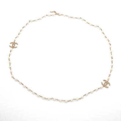 シャネル CHANEL ネックレス ペンダント チョーカー ゴールド ココマーク ロングネックレス