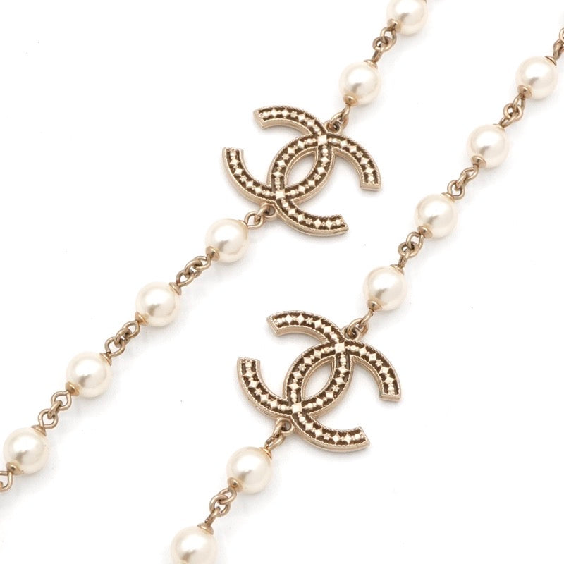 シャネル CHANEL ネックレス ペンダント チョーカー ゴールド ココマーク ロングネックレス