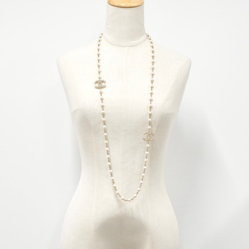 シャネル CHANEL ネックレス ペンダント チョーカー ゴールド ココマーク ロングネックレス