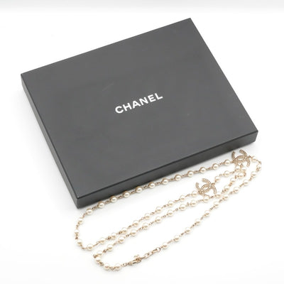 シャネル CHANEL ネックレス ペンダント チョーカー ゴールド ココマーク ロングネックレス