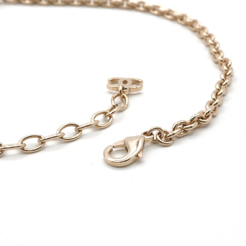 シャネル CHANEL ネックレス ペンダント チョーカー ゴールド ココマーク ラインストーン