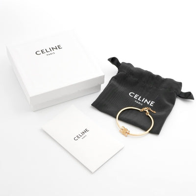 セリーヌ CELINE ブレスレット バングル カフ ゴールド アーティキュレート トリオンフ
