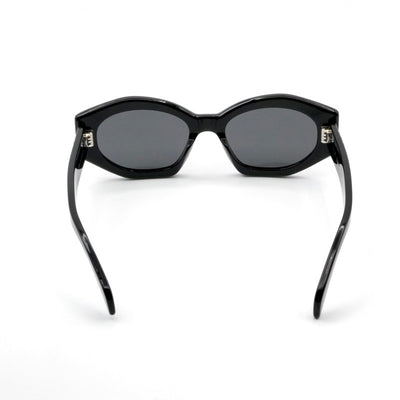 セリーヌ CELINE サングラス ブラック シルバー ロゴ アイウェア ユニセックス