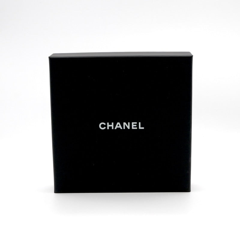 シャネル CHANEL ネックレス ペンダント チョーカー シルバー ココマーク リボン ラインストーン