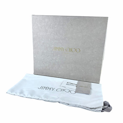 ジミーチュウ JIMMY CHOO パンプス 靴 シューズ ハラコ ブラウン レオパード アンクルストラップ