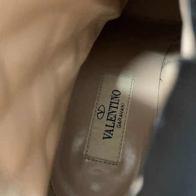 ヴァレンティノ VALENTINO ブーツ ショートブーツ 靴 シューズ レザー ブラック ロックスタッズ