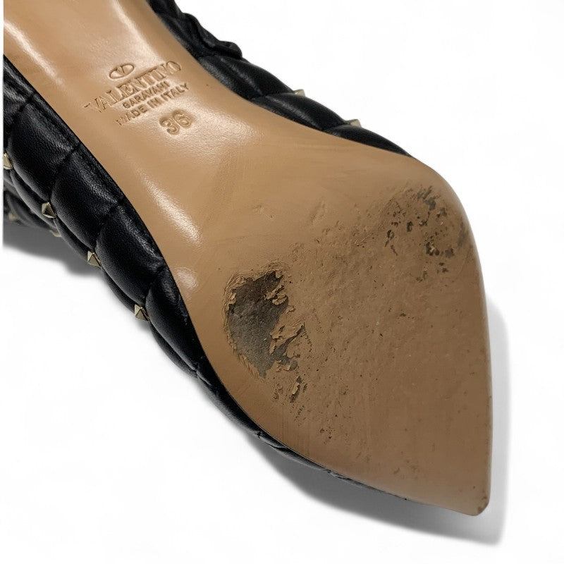 ヴァレンティノ VALENTINO ブーツ ショートブーツ 靴 シューズ レザー ブラック ロックスタッズ