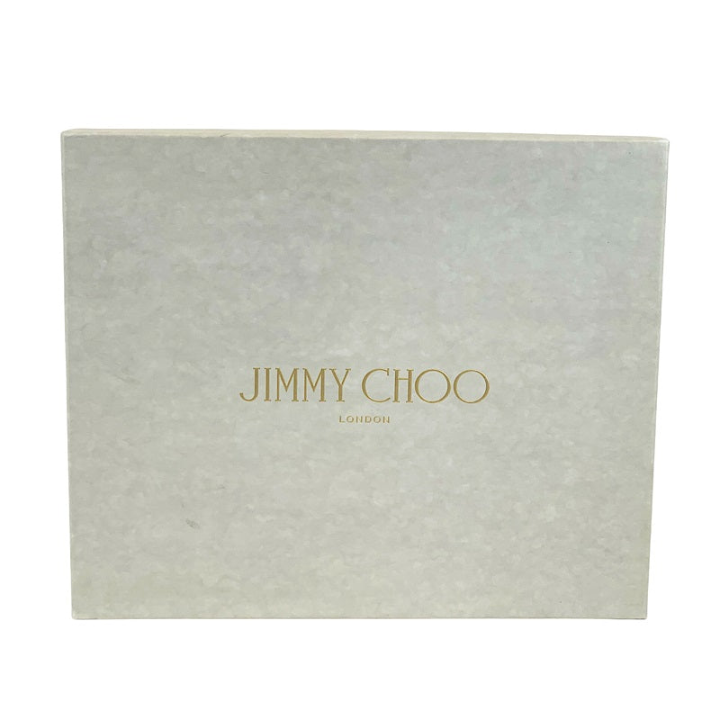 ジミーチュウ JIMMY CHOO サンダル 靴 シューズ グリッターファブリック シルバー 未使用 ラメ パーティーシューズ