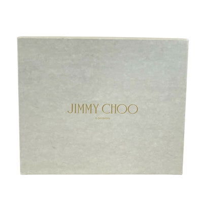 ジミーチュウ JIMMY CHOO サンダル 靴 シューズ グリッターファブリック シルバー 未使用 ラメ パーティーシューズ