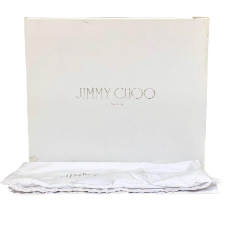 ジミーチュウ JIMMY CHOO ダイヤモンド スニーカー 靴 シューズ スワロフスキー シルバー クリスタル 未使用 ロゴ