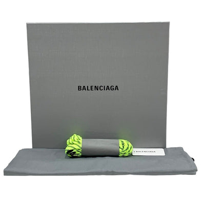 バレンシアガ BALENCIAGA サンダル 靴 シューズ ファブリック ネオンイエロー ブラック 紐ストラップ