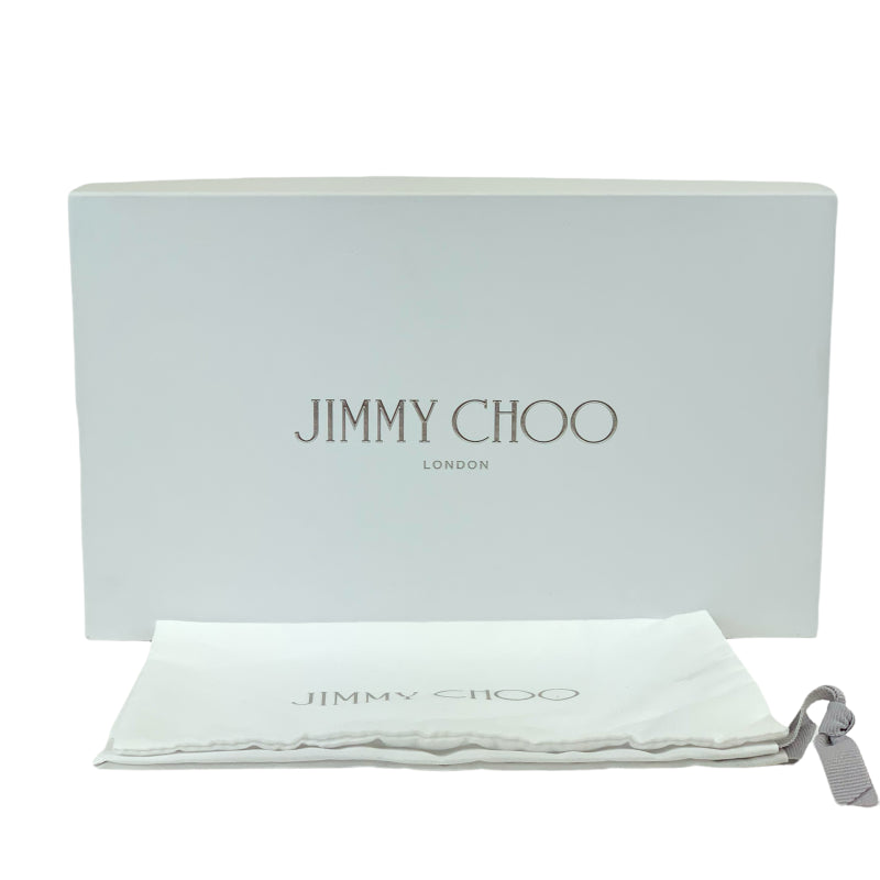 ジミーチュウ JIMMY CHOO スニーカー 靴 シューズ レザー ブラック 黒 未使用 ロゴ メンズ