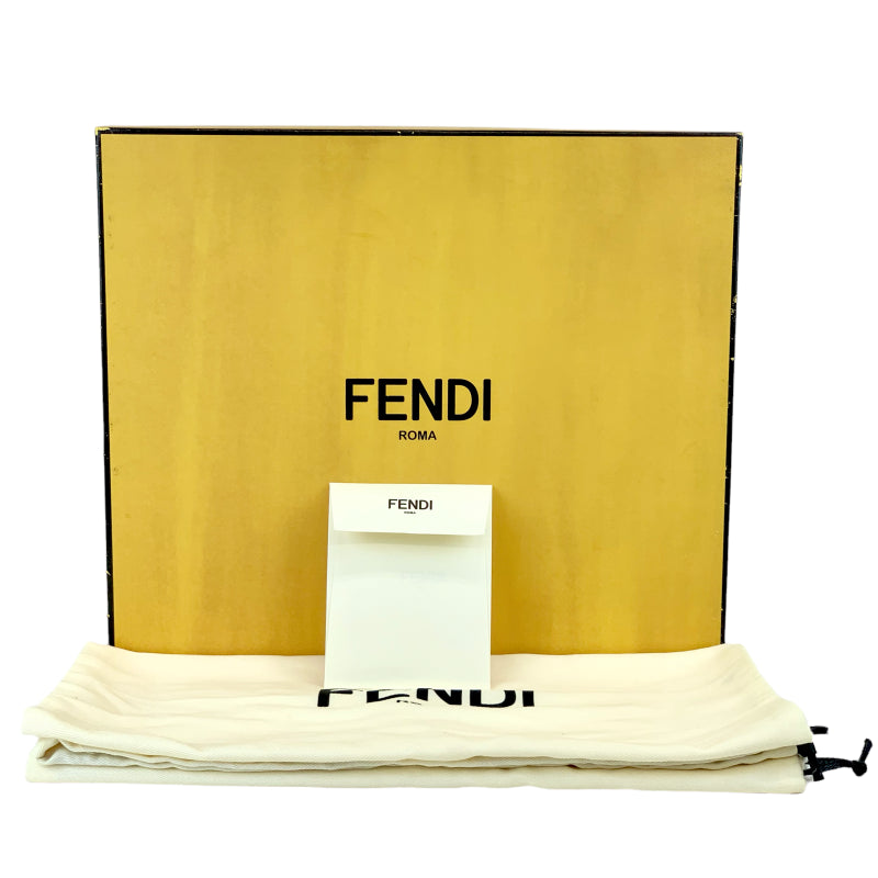 フェンディ FENDI ブーツ ショートブーツ 靴 シューズ レザー ブラウン 未使用 サイドゴア クロコ