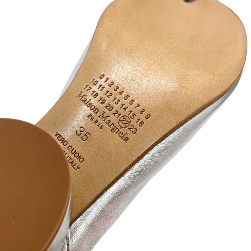 メゾンマルジェラ Maison Margiela ブーツ ショートブーツ 靴 シューズ レザー シルバー 未使用 足袋