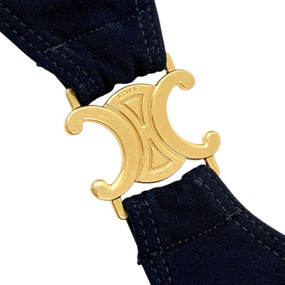 セリーヌ CELINE ブラック ゴールド トリオンフ 水着 ビキニ セパレート