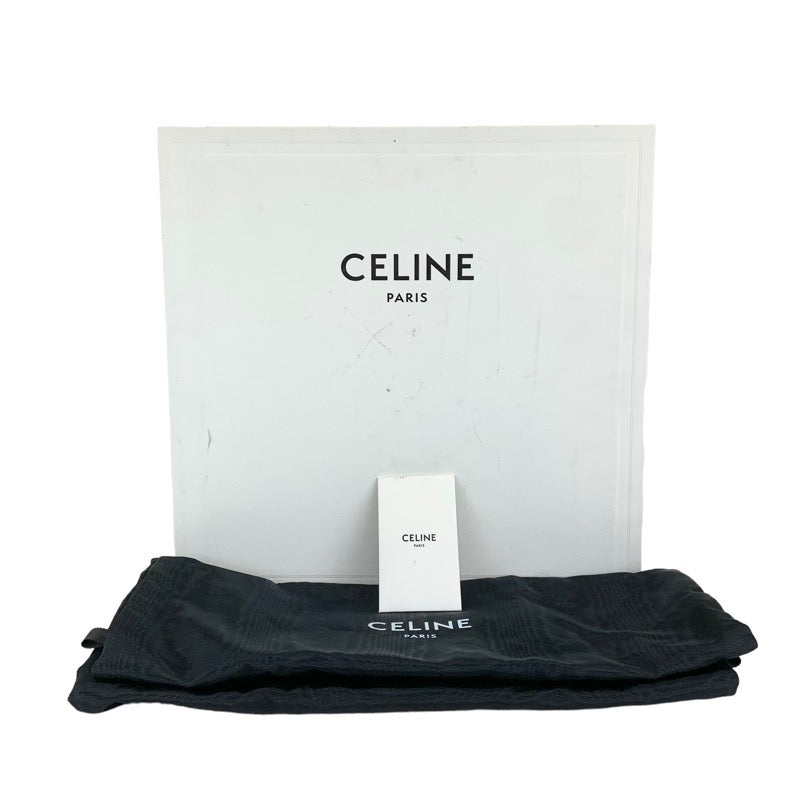 セリーヌ CELINE ブーツ ショートブーツ 靴 シューズ レザー ブラック 未使用 センタージップ ベルト