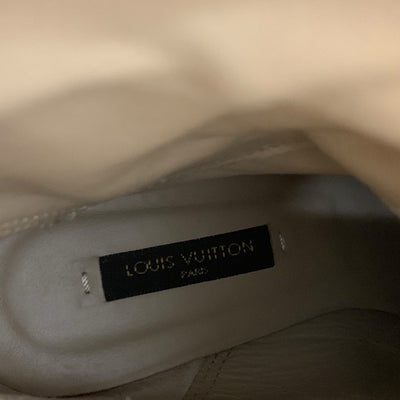 Louis Vuitton LOUIS VUITTON Boots, Short Boots, Shoes, Suede, Beige, Ankle Boots, Belt