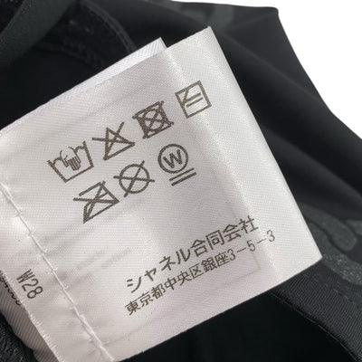 シャネル CHANEL ブラック ココマーク ラインストーン チェーン柄 水着 未使用