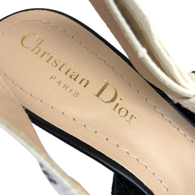 クリスチャンディオール CHRISTIAN DIOR J'ADIOR パンプス 靴 シューズ ウール グリーン サンダル チェック スリングバック