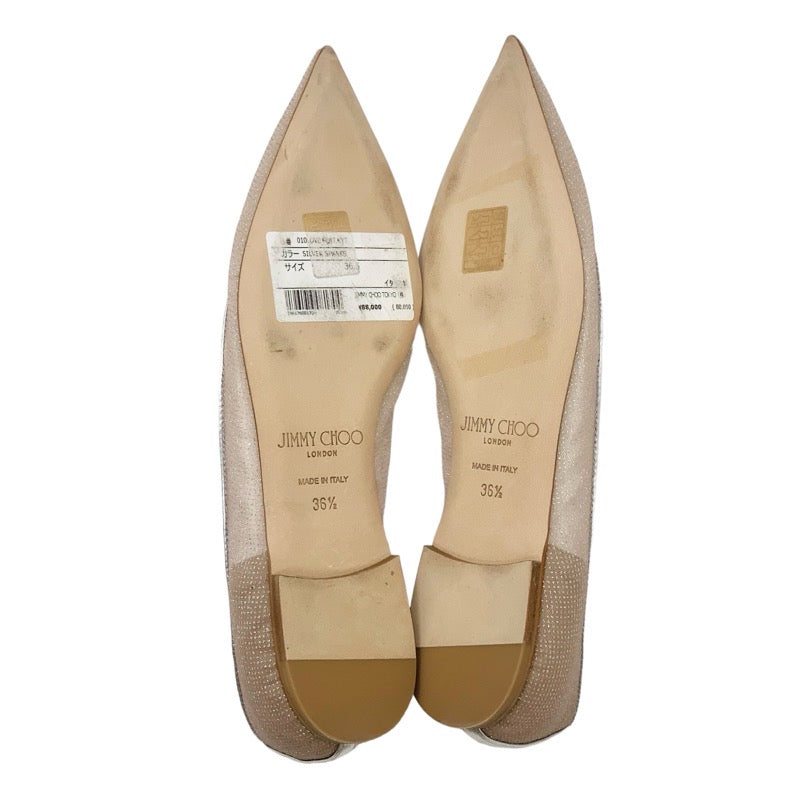 Jimmy Choo JIMMY CHOO LOVE FLAT Flat shoes shoes mesh pink beige party shoes formal shoes flat pumps