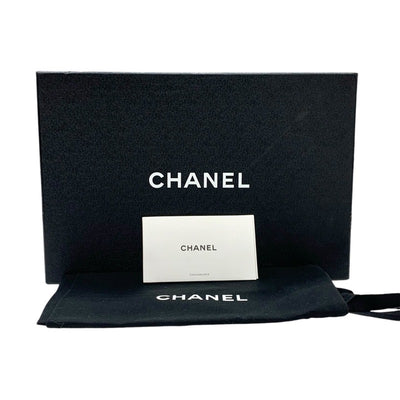 Chanel Sandals Shoes Fur Black White Black Coco Mark Mule